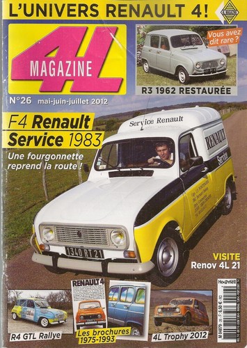 Magazin renault 3 1962 - 4l,