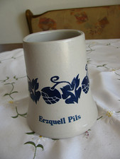 Schöner Bierkrug von Erzquell Pils v. RASTAL, 0,5 l, Steingut