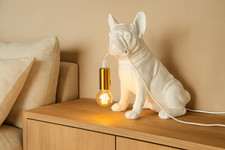 Bulldogge Lampe, Tischlampe