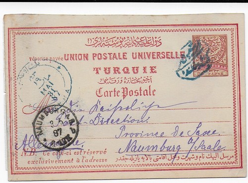 Postkarte constantinopel nach - constantinopel,