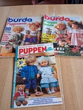3  Sonderhefte Puppenmode *** Burda/Diana