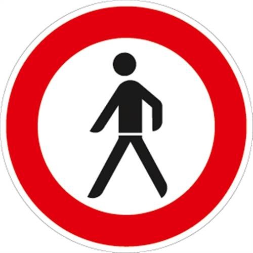 Verkehrsschild vz259 verbot - verkehrsschild,
