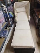 Sonnenliege mit Dach Sonnenschutz 