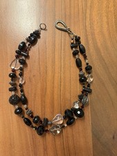 Damen Kette Collier Glas