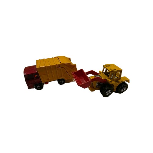 Matchbox radlader und - radlader,