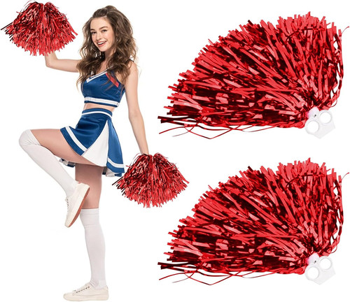 Cheerleader pompons stück - cheerleader, pompons,