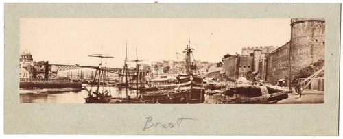 Panorama doppel hafen - hafen, brest