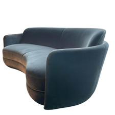 Wittmann Sofa Miles Lounge Stoff Grau