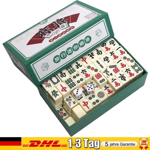 144 mahjong fliesen set - 144, antik