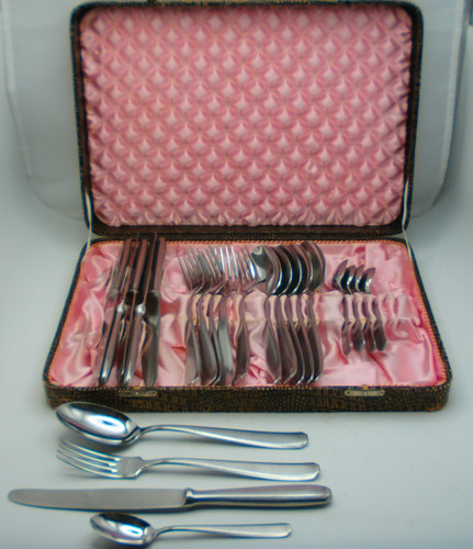Ddr besteckkasten smalcalda - ddr,