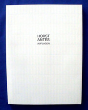 Horst antes auflagen - horst, "auflagen"