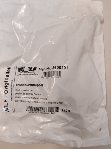Wolf bimsch prüfnippel - wolf, bimsch-prüfnippel