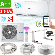 Split Klimaanlage 12000 BTU Klimagerät Inverter Klima 3,5 kW R32 Montageset Set