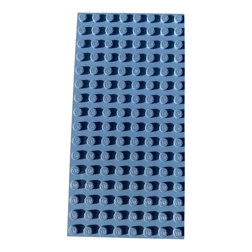 Lego platte 8x16 - sand, blue