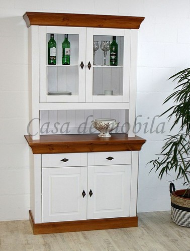 Küchenschrank 2farbig weiß