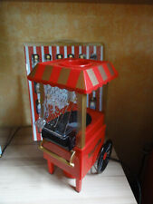 Gadgy Popcorn Maschine Retro Heissluft Ohne Fett mit Gewürzen Toppings wie NEU