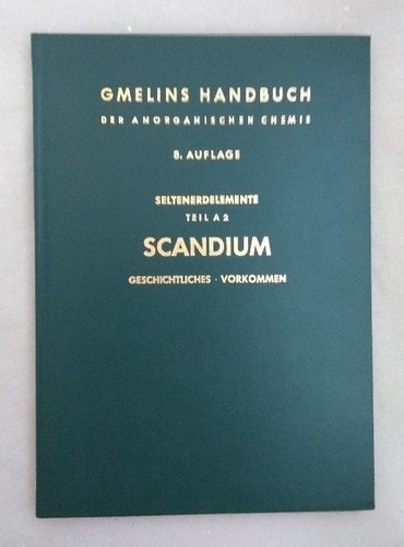 Scandium geschichtliches - scandium:,