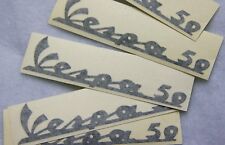 VESPA SCHRIFTZUG geklebt vorne schwarz V 50 N S L R Rahmen 1.Serie  PK XL PX GS