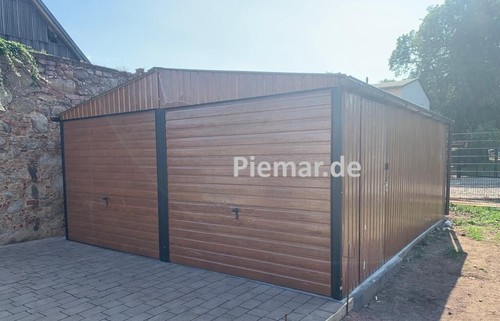 Blechgarage 6x5x2 65m - 6x5x2,65m, lager