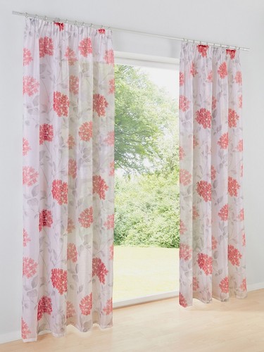 Vorhang weiß 245x135cm heine - weiß,