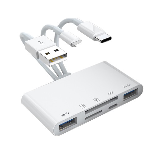 Speicherkartenleser usb - 5-in-1-speicherkartenleser,