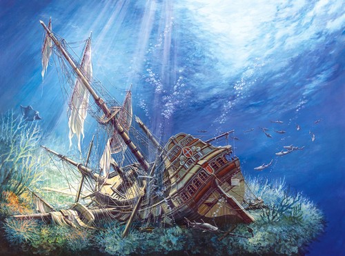 Puzzle versunkenes - puzzle,