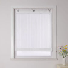 Raffrollo Transparent Weiß