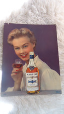 Martell Cognac, alte Reklame, Pappschild, Aufsteller, Spirituosen