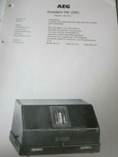 Schaltplan Radio AEG Geadem 1W