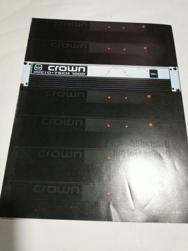 Amcron micro tech 1000 crown - amcron, micro-tech