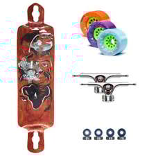 ~ NEU ~ Pantheon QUEST FG ORANGATANG Caguama 77a / 80a LDP Longboard Komplett