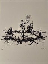 Banksy Lithographie 50x35