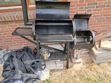 Taino Profi XXL Grillwagen Smoker - Schwarz