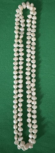 Keshi perlenkette mit einer - keshi,