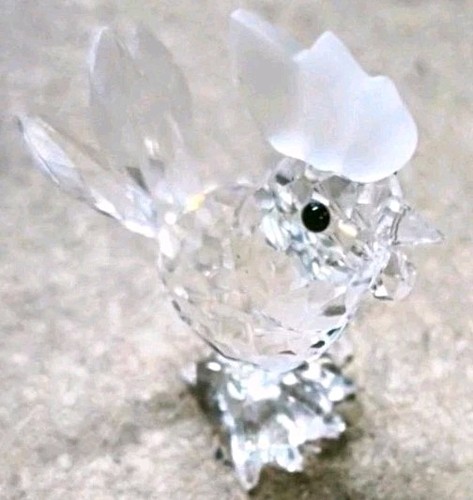 Kristall figur swarovski - figur, hahn