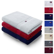 Tommy Hilfiger Legend Badetuch Frottee reine Baumwolle Duschtuch 100x150cm