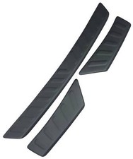 Für VW Tiguan 5N 3-teilig Ladekantenschutz mit Abkantung ABS Kunststoff Schwarz