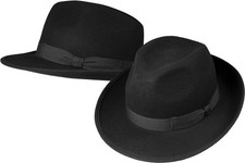 Schwarzer Wollhut in