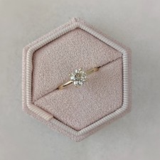 14K Gelbgold Ring Zertifiziert