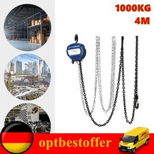Kranhaken kettengehänge 1t - kranhaken, 4m