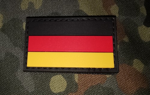 Deu flagge patch klett rubber - flagge,