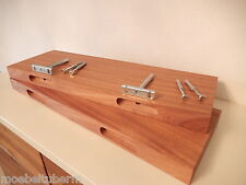 2x Wandboard Mahagoni Massiv