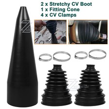 7x Faltenbalg Achsmanschette Universal & Montagekegel Montagekonus Antriebswelle