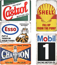 Metallschilder Set 5er Retro