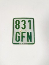 Moped Mofa Roller Nummernschild Kennzeichen 831 GFN -  für Sammler