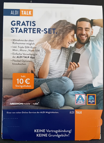 Aldi talk starter set paket - starter-set,