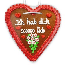 Lebkuchenherz 21cm ich hab - lebkuchenherz,,