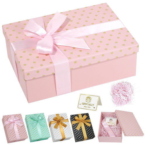 Geschenkbox schachtel polka - geschenkbox,