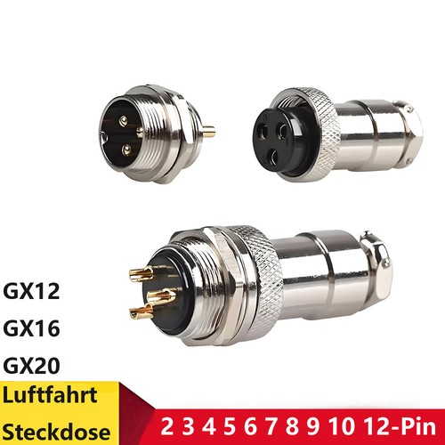 Gx12 luftfahrt stecker - stecker, &