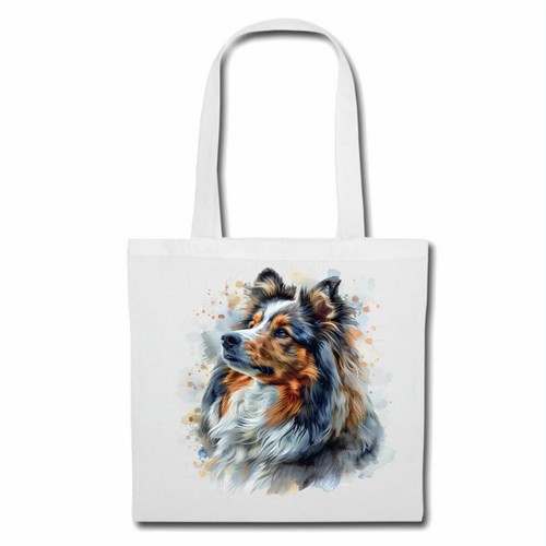 Tasche beutel langhaarcollie - tasche,
